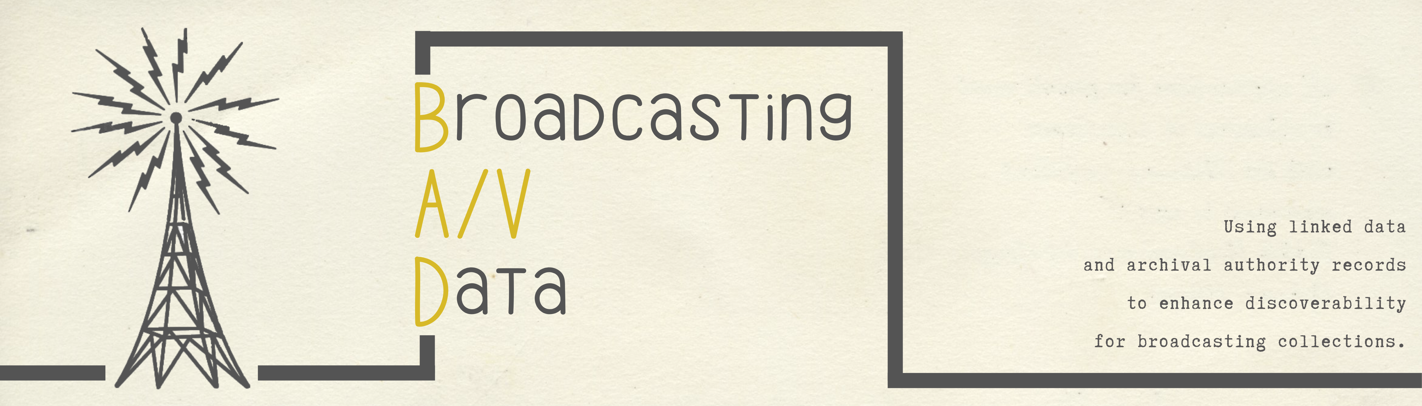 Broadcasting Audiovisual Data Logo
